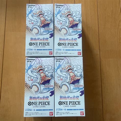 【未使用】ワンピースカードゲーム One Piece 新時代の主役 4boxの落札情報詳細 ヤフオク落札価格検索 オークフリー