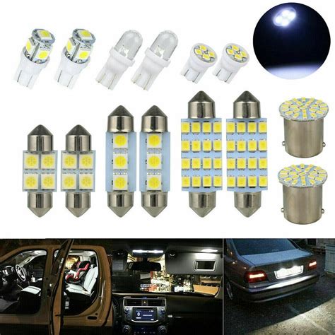 Buy 14pcs LED 1157 T10 31 36mm Car Auto Interior Map Dome White