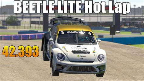 IRacing VW Beetle Lite Hot Lap Daytona Rallycross Long 42 393