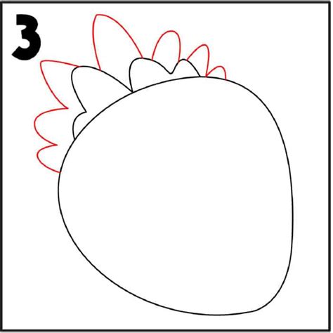 How To Draw a Strawberry - Made with HAPPY