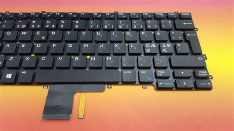 Keyboard Nordic Dell Latitude E Dnk Fin Nor Swe Cp R