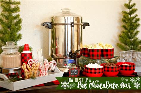 Hot Chocolate Bar Set Up Jordan S Easy Entertaining