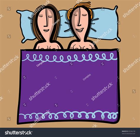 Sexual Blond Woman Lying Naked Bed Over Royalty Free Licensable Stock Vectors Vector Art