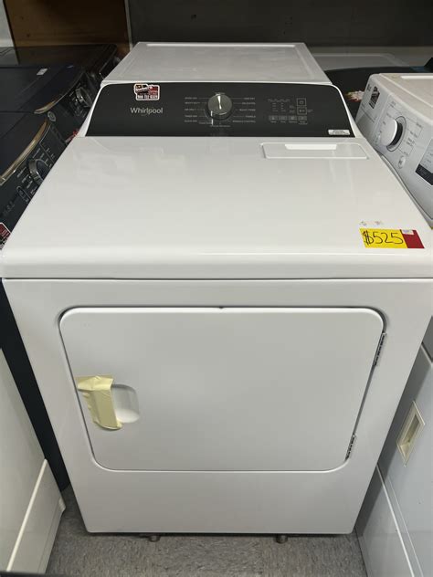 NEW Scratch Dent Whirlpool 7 0 Cu Ft Top Load Electric Moisture