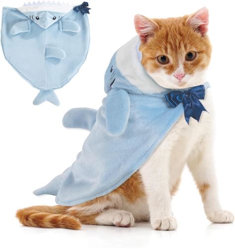 Balapet Cat Shark Costume For Cats And Small Dogs Winter