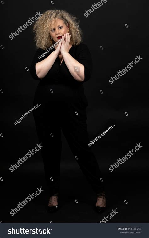Mature Plus Size Model Woman Wearing Stock Photo Shutterstock