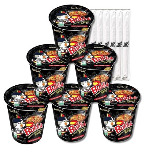 SAMYANG BULDAK RAMEN Cup Spicy Hot Chicken Stir Fried Dry Noodles Pack Of PicClick UK
