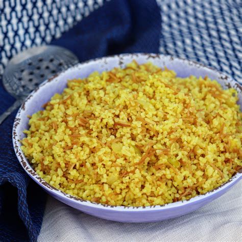 Gul bulgur med vermicelli - Food By Laven
