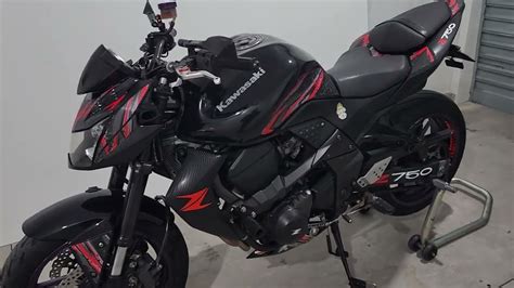 Moto Kawasaki Z Z Grafismos Fibra E Tuning E Adesivos Do Motor