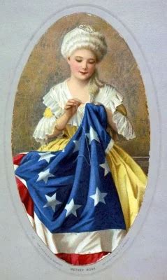 Betsy Ross En De Vlag Van Amerika Historiek