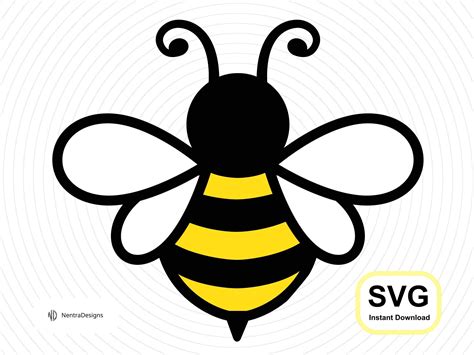 Cute Bumble Bee Svg Edusvetgobgt