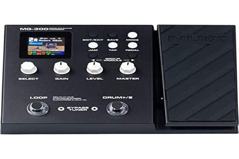 NUX MG-300 Multi-Effects and Amp Modeler Effects Pedal Black - Walmart ...