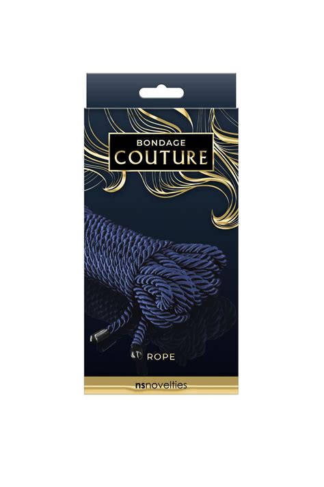 Бондажная веревка BONDAGE COUTURE ROPE BLUE - TONGA