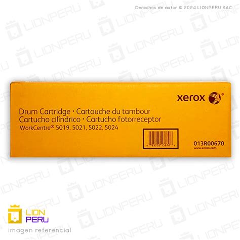 Drum Xerox 013R00670 Tambor Unicolor Cartridge Original
