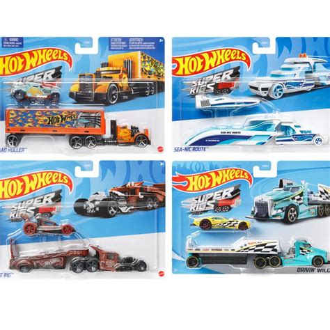 Hot Wheels Team Transport Super Rigs Mattel Bdw Shopee Brasil