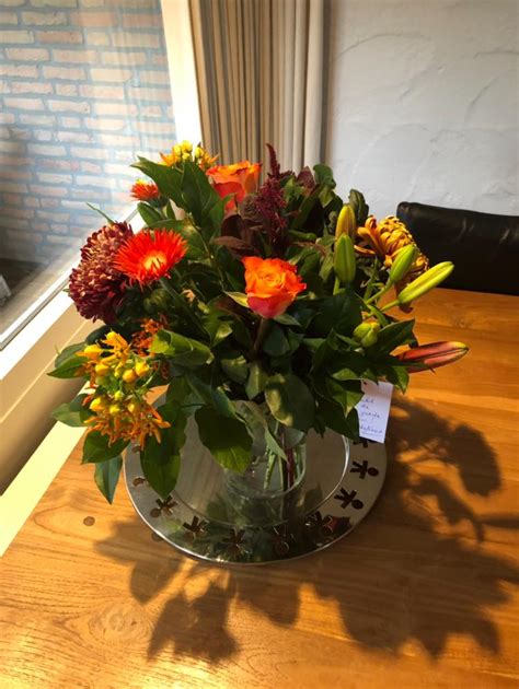 Prachtige Bos Bloemen Gekregen Van The Travel Club Oss