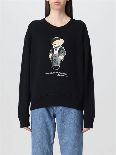 Polo Ralph Lauren Sweatshirt For Woman Black Polo Ralph Lauren
