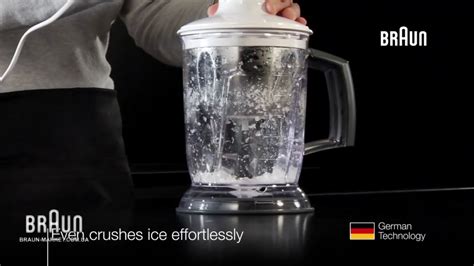 Насадка для колки льда Braun - видео обзор - YouTube