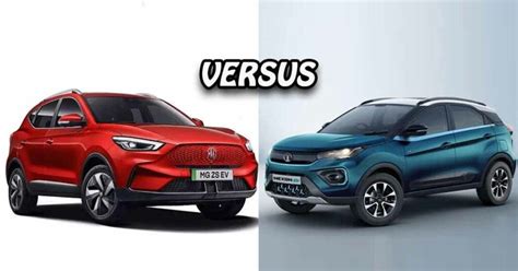 Tata Nexon EV Max Vs MG ZS EV Comparison Car Blog India