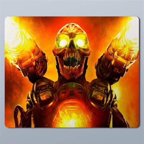 Коврик для мыши с принтом игры DOOM (ps3, ps4, ps5, xbox, pc, switch ...