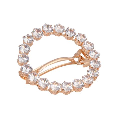 Buy Accessher Ethnic Rose Gold Toned American Diamond Stone Studded