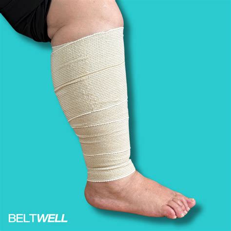 Beltwell® Lymphedema Compression Bandage For Big Legs With Velcro 4