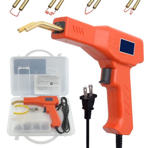 Emlimny W Hot Stapler Plastic Welder Kit Hot Staples Upgrade Package Plastic Welding Machine