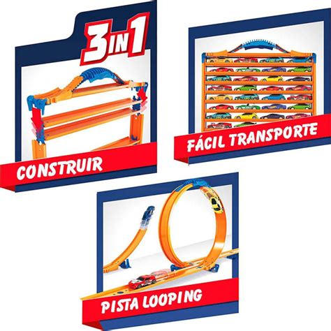 Hot Wheels Malet N Portacoches En Juguettos