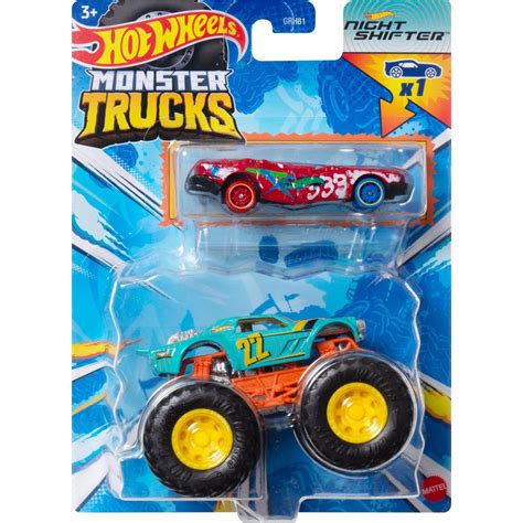 Mattel Hot Wheels Monster Truck Pack Night Shifter Grh Hwn Toys Shop Gr