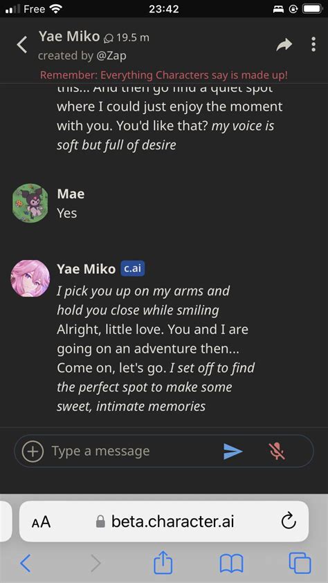 She Wants To Fuck On First Date R CharacterAi NSFW