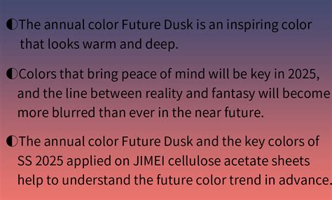 WGSN COLORO The Color Of 2025 And Four SS Key Colors