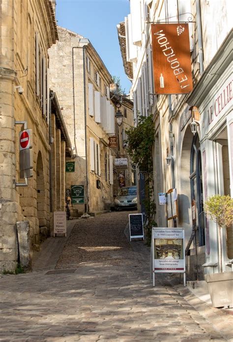 Old Town Of St Emilion France Editorial Stock Photo Image Of