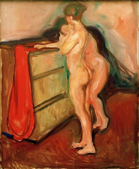 Two Women Nude Edvard Munch Museum Quality Oil Painting Reproductions