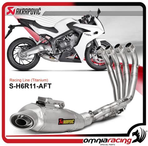 Akrapovic Racing Line Titanium For Honda Cbr650f Abs 2014 14 Racing Full Exhaust System S