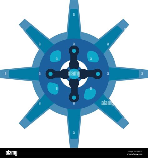 Blue Gear Icon Stock Vector Image And Art Alamy
