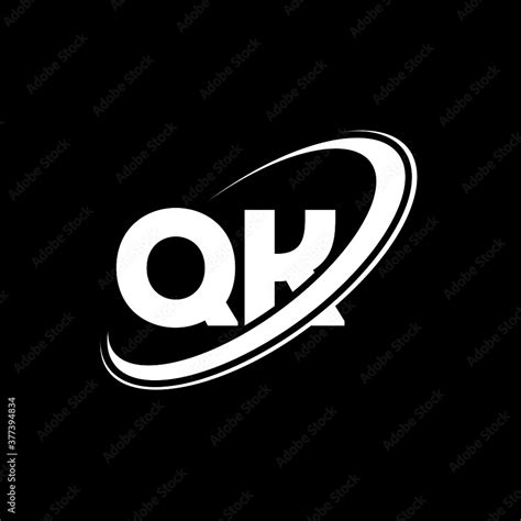 QK logo. Q K design. White QK letter. QK/Q K letter logo design ...