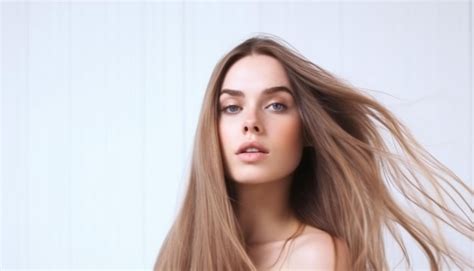 Premium AI Image Pretty Smiling Model With Blonde Hair