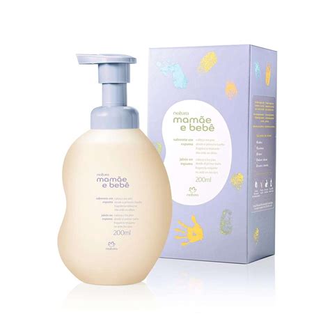 Sabonete Mamãe E Bebê Natura - Sabonete em Espuma Mamãe e Bebê Relaxante Natura 200ml | Shopee Brasil