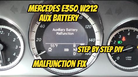 Mercedes E W Auxiliary Battery Location And Malfunction Diy Fix