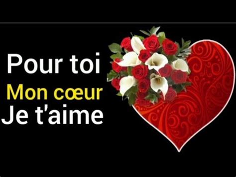 Je T Aime Mon C Ur Un Joli Message De La Part De Ton Amour Youtube