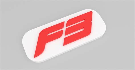formula  fridge magnet  logo  vectordart   stl
