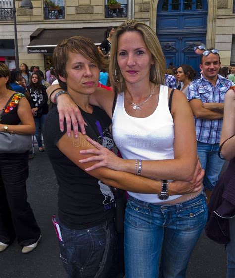 Paris Gay Pride Crowd Scene Editorial Stock Photo Image Of Crowd Activities