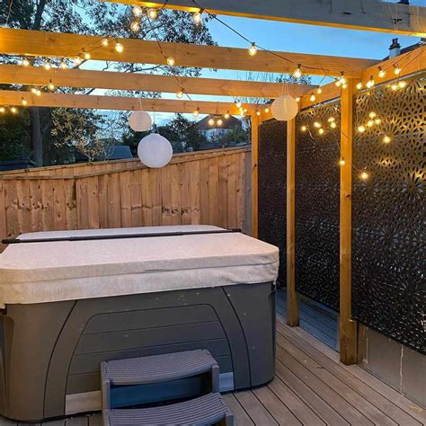 18 Backyard Hot Tub Privacy Ideas To Create An At Home Oasis