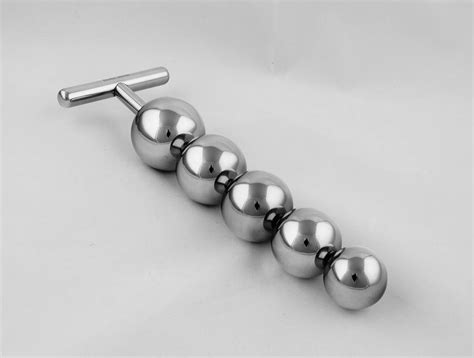 Plug anal anal en métal grande chaîne anale bol