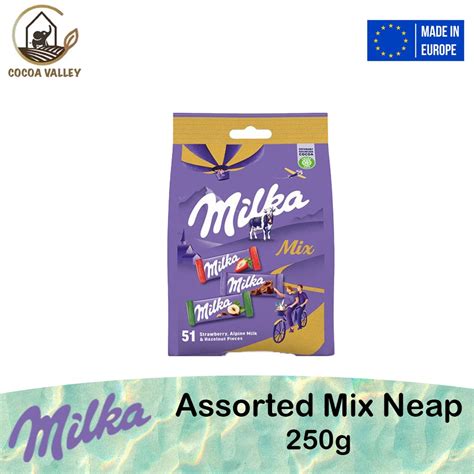 Milka Mix Assorted Neap Pouch Bag 51 Pcs 250g Shopee Malaysia