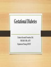 Understanding Gestational Diabetes Mellitus Causes Diagnosis