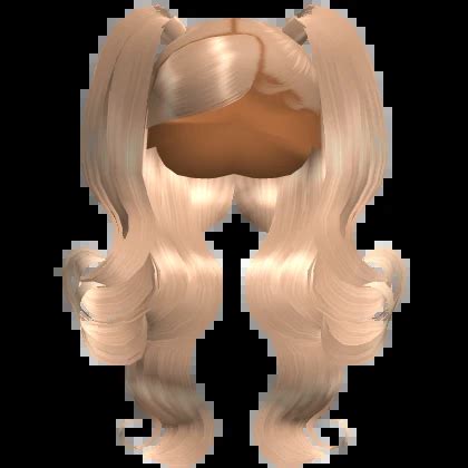 Wispy Curled Pigtails Blonde Roblox Item Rolimon S