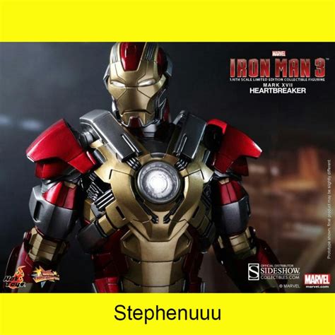 全新現貨 hot toys Hottoys MMS212 Iron man 3 Mark XVII mk17 mk 17 破心者 ironman Heart Breaker 興趣及遊戲