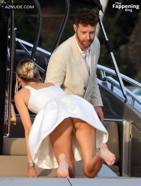 Leonie Hanne Sexy And Nude Spotted Showing Off Her Attractive Legs And Butt On A Yacht Aznude