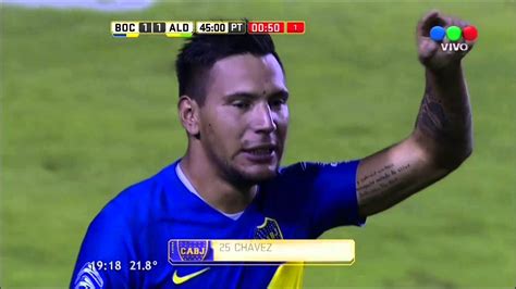 Gol de Chávez 1 1 Boca Juniors 4 1 Aldosivi Fecha 11 Torneo de